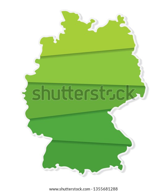 Ecology Germany Map Concept Vector Illustration Stock Vector (Royalty ...