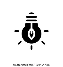 Ecology, Glyph, Environment, Global, Healthy, Earth, Flat Icon Logo Illustration Vector Isolated. Suitable for Web Design, Logo, App. 
