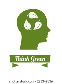 ecology graphic design , vector illustration