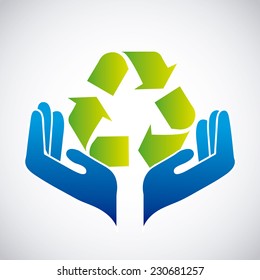 ecology graphic design , vector illustration