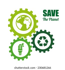 ecology graphic design , vector illustration