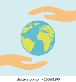 ecology graphic design , vector illustration