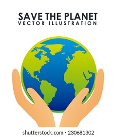 ecology graphic design , vector illustration