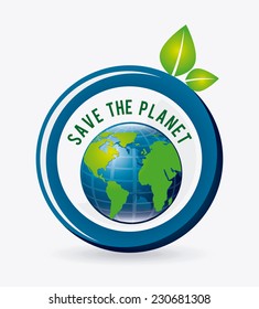 ecology graphic design , vector illustration
