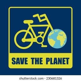 ecology graphic design , vector illustration