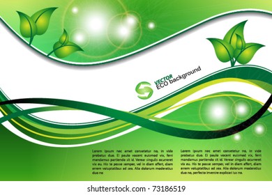 ecology green background