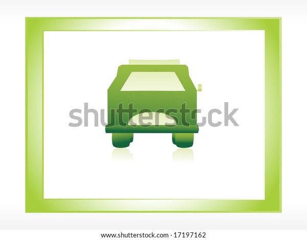 ecology green car in\
frame