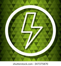Ecology and green energy graphic design, vector illustration eps10