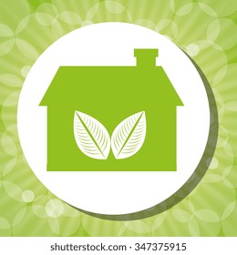 Ecology and green energy graphic design, vector illustration eps10