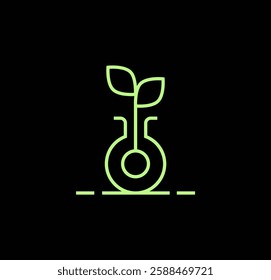 Ecology and green energy icon. Nature, renewable energy, environment, recycle, solar panel, green electricity, biological science, wind power, chemical energy, atomic energy sign