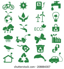 ecology green icon 