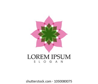 Ecology Green Leaf Simple Icon Symbol logo