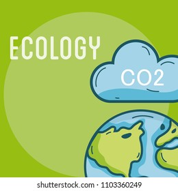 Ecology green world concept