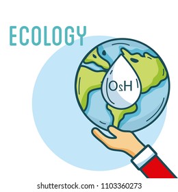 Ecology green world concept