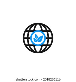 ecology green world natural icon
