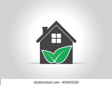 Ecology  house icon.