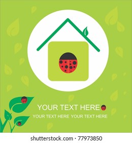 Ecology house, ladybug