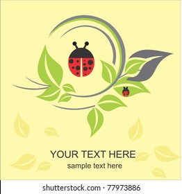 Ecology house, ladybug