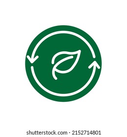 Ecology icon. Conservation saving support and solution. Energy sign and symbol. Isolated on white background. vector illustration flat design. Environment and sustainable concept.