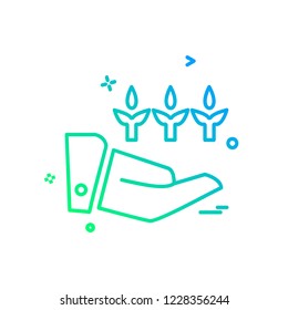 Ecology icon deisgn vector