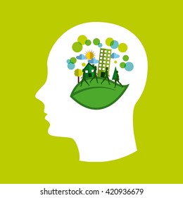 ecology icon design 