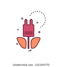 Ecology icon design vector