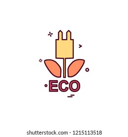 Ecology icon design vector