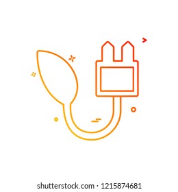 Ecology icon design vector