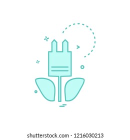 Ecology icon design vector