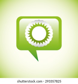 ecology icon design, vector illustration eps10 graphic 
