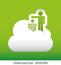 ecology icon design, vector illustration eps10 graphic 