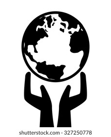 ecology icon design, vector illustration eps10 graphic 
