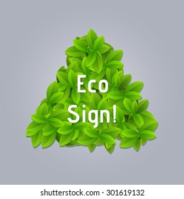 Ecology icon. eco sign. green symbol