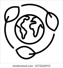 Ecology Icon Element For Design