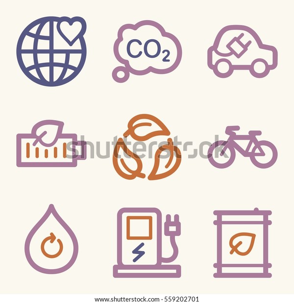 Ecology icon, green technology mobile sign. Eco\
infographics symbols