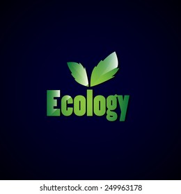Ecology Icon - Isolated On Background - Vector Illustration, Graphic Design, Editable For Your Design   