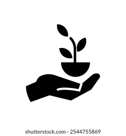 ecology icon isolated on white background