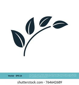Ecology Icon Leaves Vector Logo Template Illustration Design. Vector EPS 10.