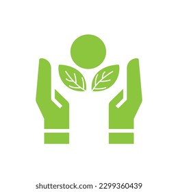 Ecology icon. Nature icon. Eco green icons. Vector eps 10	