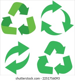 ecology icon, recycling icons, vector, illustration