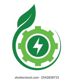 Ecology icon. renewable energy, environmental protection, earth, leaves, recycling, green energy, green icon. simple design style. energy, resources