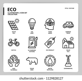 Ecology icon set