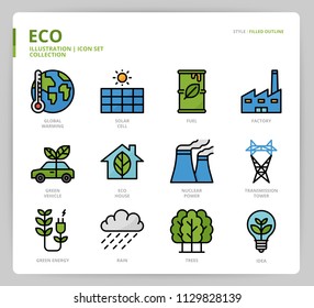 Ecology icon set