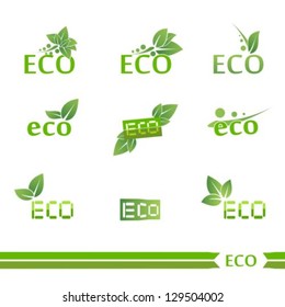 Ecology icon set