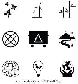 ecology icon set