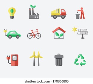 Ecology icon set
