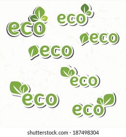 Ecology icon set