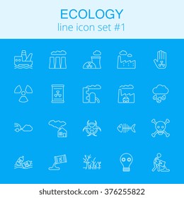 Ecology icon set.