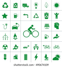 ecology icon set