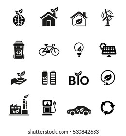 Ecology icon set.